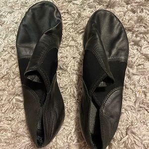 Black Capezio jazz shoes